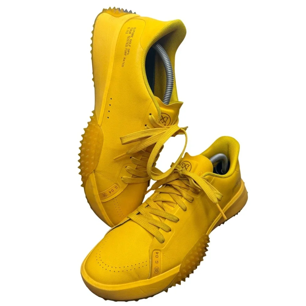 G/FORE G.112 Mens Golf Shoes Flyy Yellow G4MF23EF104 Spikeless Size 10.5 US